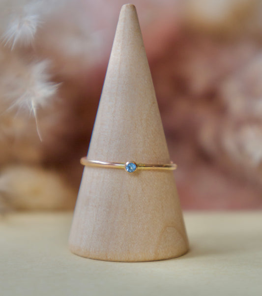 March Birthstone Ring