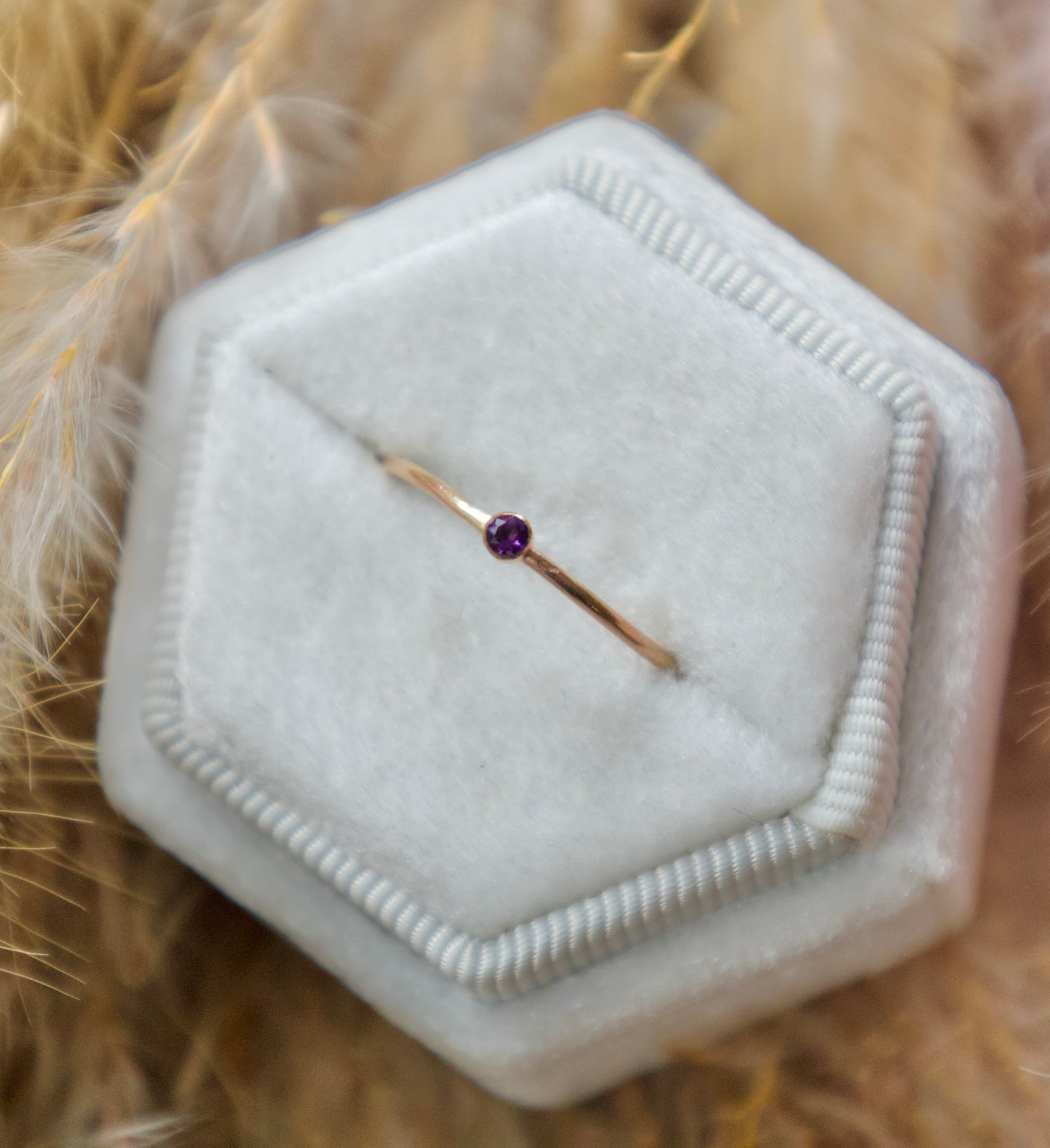 February Birthstone Ring